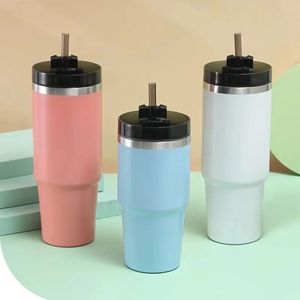 Cooperate Factory Gym Custom Sports Kids Stainless Steel Water <b>Bottle</b> with <b>Straw</b> - Product Image 2