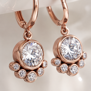 Orecchini a Perno Geometrici Rotondi per Donne, Design Minimalista, Accessori per Orecchie da Indossare Quotidianamente - Product Image 3
