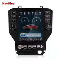 Navihua Radio mobil sistem Multimedia, upgrade baru 10.4 inci layar sentuh Radio mobil untuk Ford Mustang 2015 2020 navigasi GPS