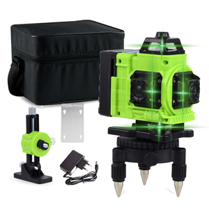 Niveaux laser rotatifs à 16 lignes croisées 360° <span class=keywords><strong>Lazer</strong></span> 4D Faisceau vert super lumineux Auto-nivellement Longue distance 50m avec trépied - Product Image 3