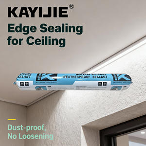 KAYIJIE Mastic silicone personnalisable sans décoloration, mastic transparent adapté aux grands murs-rideaux en verre - Product Image 4