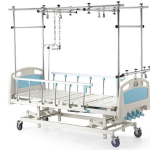 Kang Zhi Xing Hospital <b>Bed</b> KX-554 Manual Four Crank Orthopedic Elderly Care With Guardrail L2150W970H485mm - Product Image 2