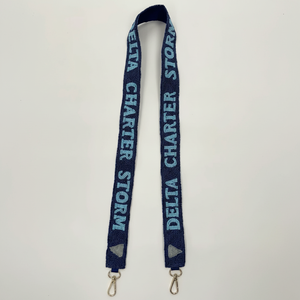 Correa de bolso bordada geométrica con clip ajustable - Product Image 1