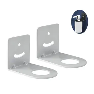 weißes Metall einzeln doppel-dreibad-Badezimmer wandmontage flüssigseife-Flaschen-Dispenserhalter