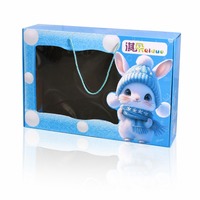Boîte d'expédition en carton ondulé rigide écologique haut de gamme pour fenêtre d'avion, avec doublure en éponge et plateau alvéolé personnalisé pour jouets d'enfants - Vente en gros