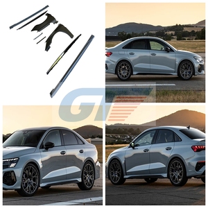 RS5 minigonne laterali Kit carrozzeria per <span class=keywords><strong>Audi</strong></span> <span class=keywords><strong>S3</strong></span> <span class=keywords><strong>S3</strong></span> berlina 2021-2024 Hot Car A3 SLINE <span class=keywords><strong>S3</strong></span> labbro anteriore diffusore posteriore Spoiler - Product Image 6