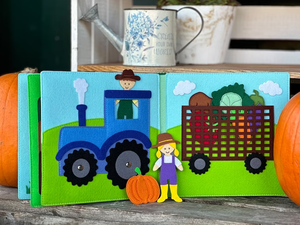 Libri in Feltro per Bambini Personalizzati, Educativi e Flessibili, Bestseller Montessori in Poliestere Lavabile - Product Image 2