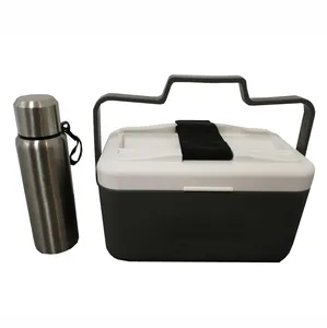 TR-9L cách điện Cooler box với nhiệt Vacuum Flask combos đối với thực phẩm sử dụng được làm từ thép không gỉ PU HDPE tùy chỉnh