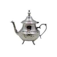Cafetière et théière plaquées or, de haute qualité, design classique, fabrication artisanale, fournisseur de cafetière et théière de luxe en provenance d'Inde