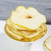 Zwavelvrije gedroogde sneeuwpeerplakjes, laag temperatuur gedroogde perenchips, geen toevoegingen, voor fruitthee, bakken, groothandel