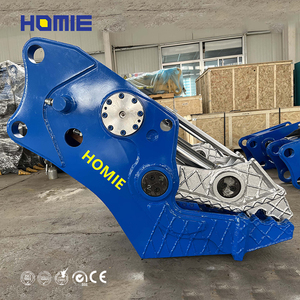 Excavadora giratoria de 360 °, pulverizador hidráulico, cizalla, piedra de demolición, alicates de trituración de hormigón, cizalla de rotura - Product Image 1