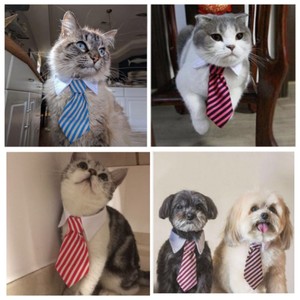 Accesorio de Ropa para Mascotas con Patrón Geométrico de Algodón, Estilo Occidental para Perros, Primavera, Verano, Invierno, Ecológico, Lavable, Corbatas de Moño para el Cuello - Product Image 4