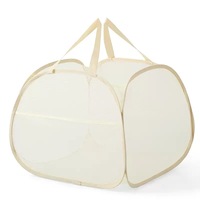 Panier de rangement pour jouets d'enfants, grande capacité, moderne, rectangulaire, en maille, écologique, multifonctionnel, avec poignées, pliable, pour garage