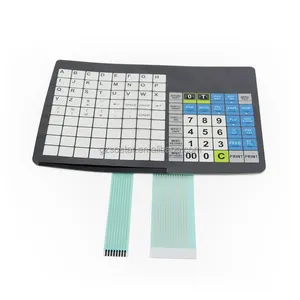 Baru CAS cl5200 Keypad Keyboard Inggris untuk Label skala CAS CL-5200 CL3000 bantalan kunci grosir