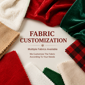 <span class=keywords><strong>Chaussette</strong></span> de <span class=keywords><strong>Noël</strong></span> blanche brodée motif renard et renne, vente directe usine BSCI pour le marché français, idéale pour les décorations festives - Product Image 5