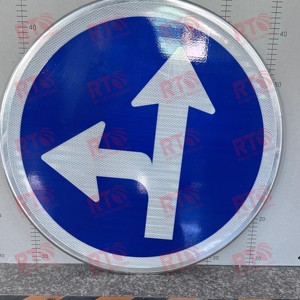 Yellow TriangleTraffic Safety Sign Board Placa de señal reflectante de 1,5mm de espesor con placa de aluminio - Product Image 4
