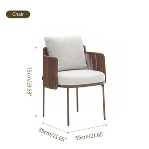 Set da Pranzo per Esterni in Teak con Telaio in Acciaio Inossidabile e Rattan PE per Giardini, Patio, Australia Kuwait - Product Image 5