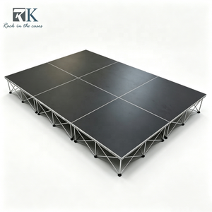 เวทีอลูมิเนียมแบบพกพา ราคาประหยัด สำหรับงานกลางแจ้งและงานแต่งงาน - Product Image 1