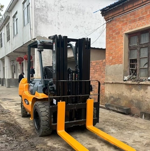 Used Toyota Diesel <b>Forklift</b> Crane 5/3 Tons CE with Positioner and Side Shifter Warehouse <b>Forklift</b> 7200KG Tested & Inspected - Product Image 5