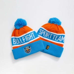 Thời Trang Acrylic Gân Pom Pom Slouch Đồng Bằng Jacquard <span class=keywords><strong>Beanie</strong></span> Mũ Với <span class=keywords><strong>Top</strong></span> Bóng - Product Image 6