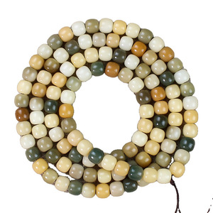 Wood Beads Round 17 Pcs Ethnic Style Loose Beads For Jewelry Making Bracelet DIY <b>Necklaces</b> - Product Image 4