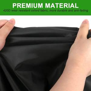 防水防滴カバーアップライトフリーザー210D & 420Dブラックポリエステル2-in-1保護フリーザーカバー - Product Image 6