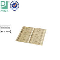 Paneles Metálicos de PVC de Buena Calidad para Techo, Estilo Retro Cobre, Revestimiento de Pared para Baño Económico