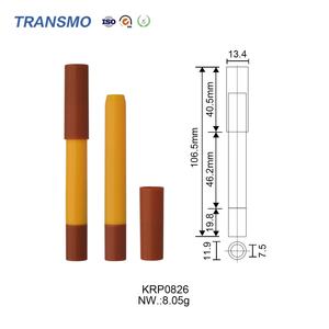 Envase de Tubo Cosmético Redondo de Plástico para Lápiz Labial, Tubos de Bálsamo Labial Ecológicos, Envase Redondo de Plástico para Perfume Sólido - Product Image 2