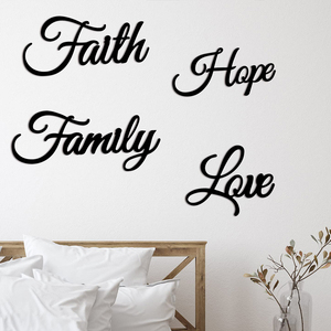 Decorazione della casa Morden personalizzata taglio Laser appeso decorazione della <span class=keywords><strong>parete</strong></span> della lettera divisa <span class=keywords><strong>in</strong></span> <span class=keywords><strong>metallo</strong></span> di ferro - Product Image 5