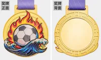 Médaille de championnat de football d'usine JINZUN, en alliage de zinc, médaille de sport pour récompense sportive en métal personnalisée, médailles de football personnalisées