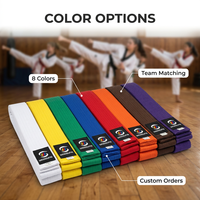 Vente en gros Ceintures d'arts martiaux Woosung Ceinture de karaté Ceintures de taekwondo