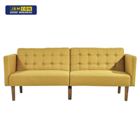 Günstiges Hochwertiges 2-Sitzer-Sofa Modernes Design Couch Wohnzimmer-Sofagarnitur Möbel Klappbares Stoffsofa
