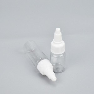 Pet Transparent Glue <b>Bottles</b> 20ml 15ml Cylindrical With Pointed Spout For Paint Coating <b>Squeeze</b> Packaging - Product Image 4
