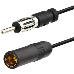 Удлинительный кабель для автомобильного радио с разъемом DIN, разъем «штырь-гнездо»