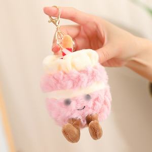 Pendentif en forme de succulente, accessoire de sac, porte-clés, ornement de poupée gâteau, idéal comme cadeau de festival pour filles et garçons - Product Image 4