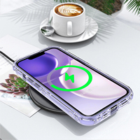 3-en-1 Coque de téléphone antichoc de luxe en TPU pour iPhone 15 Pro 15 Plus 14 13 12 11 Échantillon gratuit
