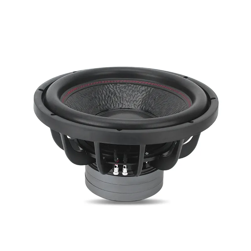 10 12 15 pouces Subwoofer Car Audio Cast Aluminium Basket Dual Voice Coil Triple Magnets Cars Bass Sub Woofer