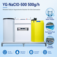 Natriumhypochlorit-Generator YG-NaClO-500 500g/h Salzwasser-Elektrolyse Desinfektion für Schwimmbadwasser 220V