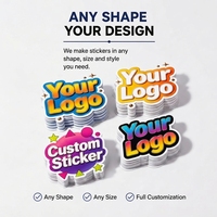 Autocollants découpés sur mesure de toutes formes et tailles, étiquettes de logo pour l'emballage de produits, marquage de la marque, bords propres, découpe précise, impression OEM