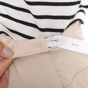 <span class=keywords><strong>Pantalon</strong></span> de maternité grande taille pour femme, vêtement féminin, extensible, taille haute, coupe droite, tailles S à XXXL, collection - Product Image 5