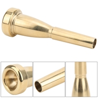 7C Trumpet Mouthpiece Golden Electroplated Brass Musical Instrument Accessories