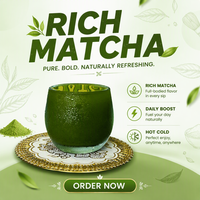 Capsules de matcha à la vanille en marque privée, dosettes Nespresso, capsules de thé et de café au matcha