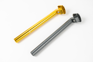 PJ-02 <span class=keywords><strong>Tija</strong></span> de sillín de aleación 6061 25.4x500mm con abrazadera de un solo tornillo, mordaza dentada y recogida, con escala, YT Factory - Product Image 2