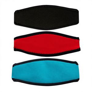 Housse de protection universelle pour sangle de masque de plongée, double couche, service de découpe de sangle de plongée, modèle noir/bleu/jaune - Product Image 3