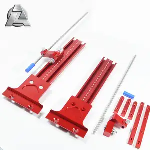 Sistema deslizante paralelo para carpintería, máquina de grabado, sierra circular eléctrica, pista de ranurado de 0-1200mm, Riel de guía paralelo