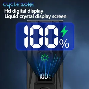 Thông Minh Phía Trước Ánh Sáng Có Thể Sạc Lại Xe Đạp Đèn Pha Với Sừng Không Dây Điều Khiển Từ Xa Đèn Pin Cho Đêm Cưỡi - Product Image 6