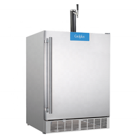Réfrigérateur extérieur de réfrigérateur de bière de Kegerator de bière d'acier inoxydable de 24 pouces