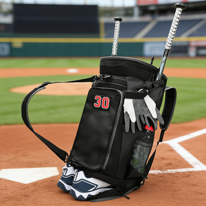 Sac de sport/batte de baseball/softball personnalisé KOP à faible MOQ avec logo, bretelles et compartiment à chaussures pour joueur - Product Image 6