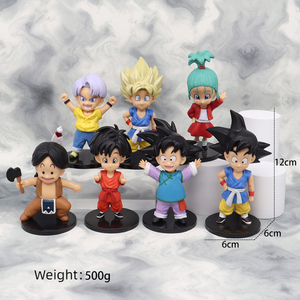 Offre Spéciale 7 pièces/ensemble Anime <span class=keywords><strong>Dragon</strong></span> Balls <span class=keywords><strong>Z</strong></span> personnage mignon Version Pvc figurine modèle jouet Dragons Balls figurines - Product Image 2