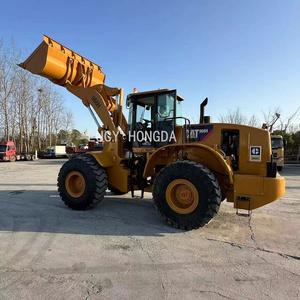 CAT966H Chargeur sur pneus d'occasion original Caterpillar 6 tonnes Chargeur frontal d'occasion avec moteur et boîte de vitesses Vente bon marché - Product Image 1